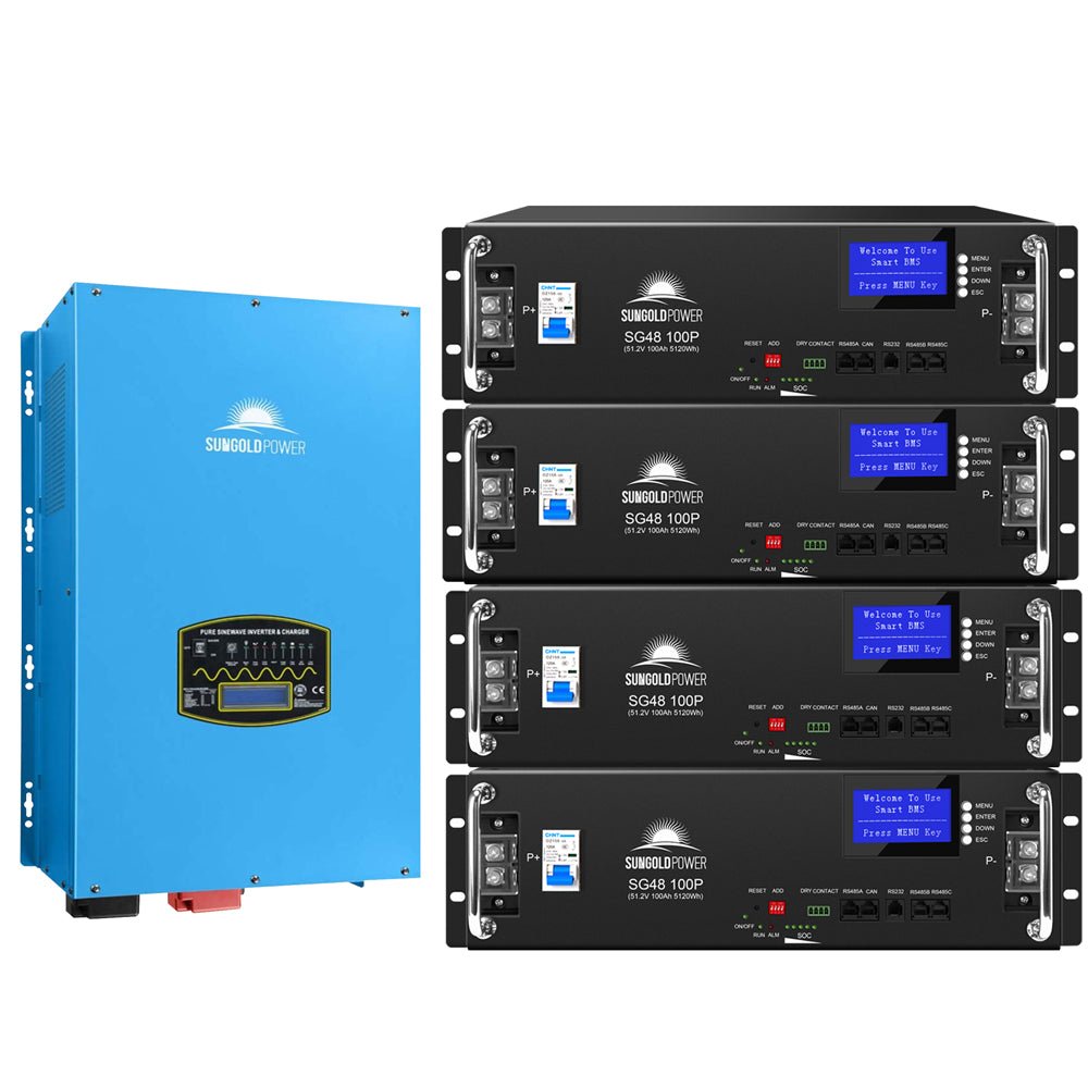 SunGoldPower 15000W 48V Pure Sine Wave Inverter Charger