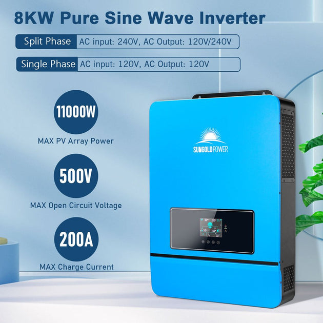 SunGoldPower 16KW 48V Parallel Solar Inverter For Whole Home Backup