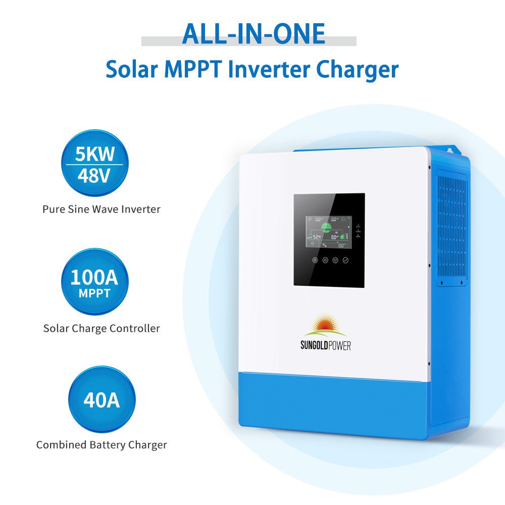 SunGoldPower 5000W 48V Solar Inverter Charger