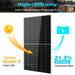 SunGoldPower 550W Monocrystalline Solar Panel High Efficiency UL Certified