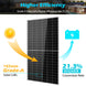 SunGoldPower 550W Monocrystalline Solar Panel High Efficiency UL Certified