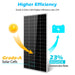 SunGoldPower 200W Monocrystalline Solar Panel High Efficiency