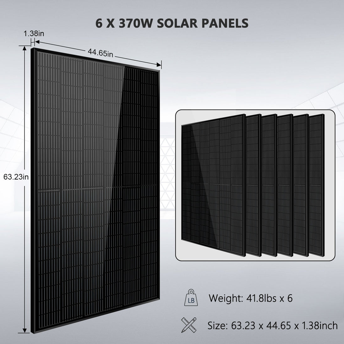 SunGoldPower 5kW Off Grid Solar Kit With 10kWh Lithium Battery