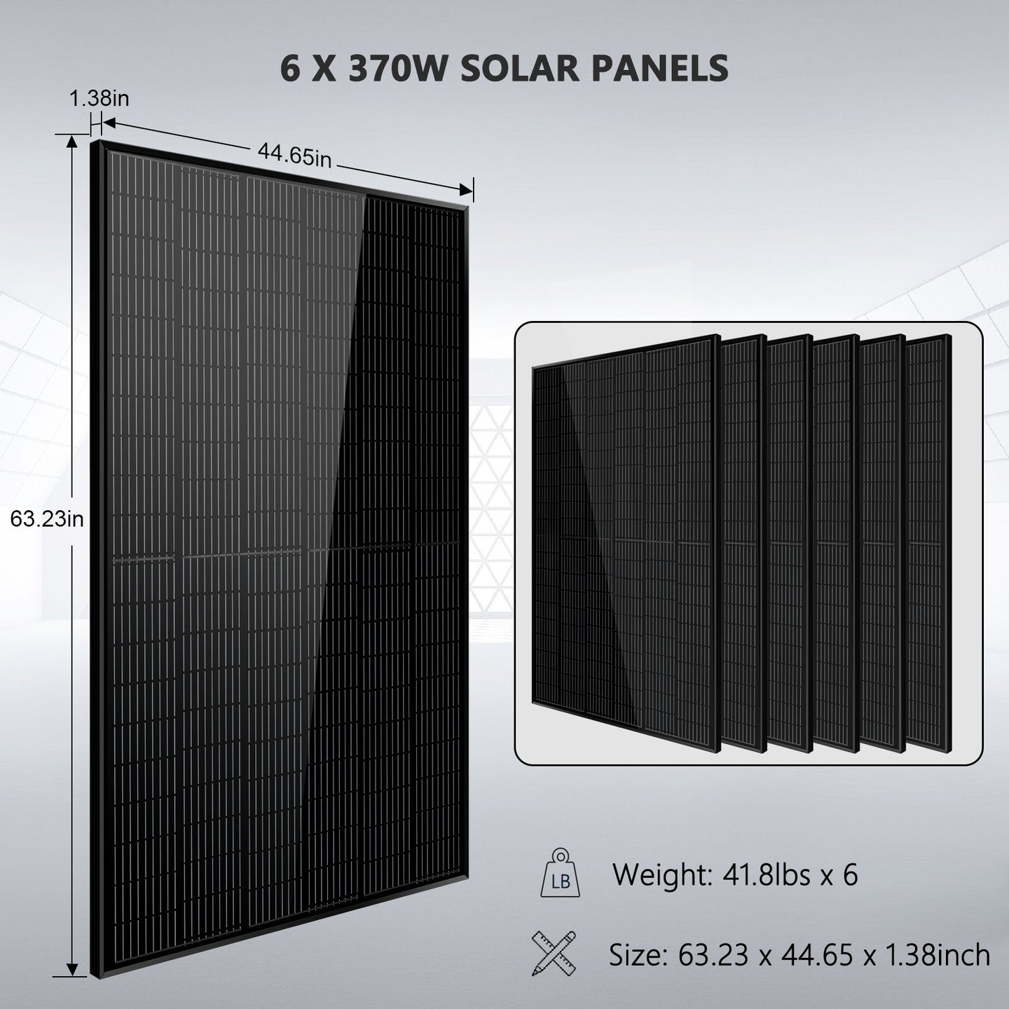 SunGoldPower 5kW Off Grid Solar Kit With 10kWh Lithium Battery