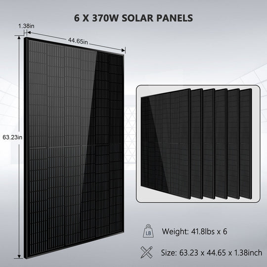 SunGoldPower 6kW Solar Kit With 10kWh LiFePO4 Battery Off Grid