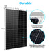 SunGoldPower 550W Monocrystalline Solar Panel High Efficiency UL Certified