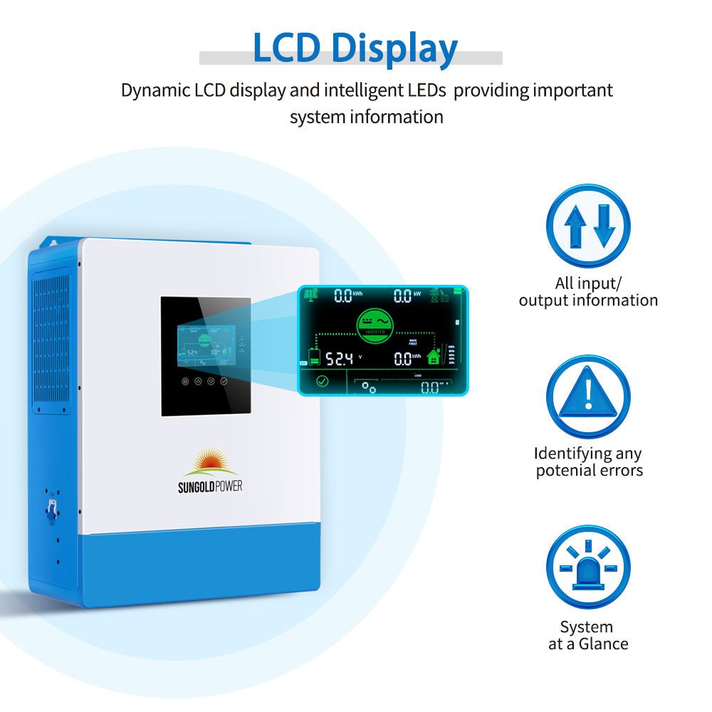 SunGoldPower 10000W 48V Solar Inverter Parallel Kit