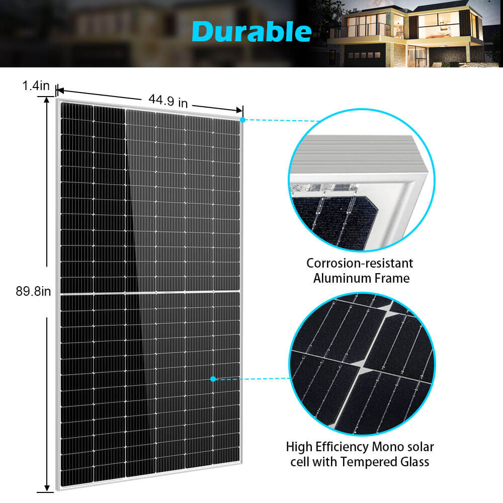 SunGoldPower 550W Monocrystalline Solar Panel High Efficiency UL Certified