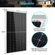 SunGoldPower 550W Monocrystalline Solar Panel High Efficiency UL Certified