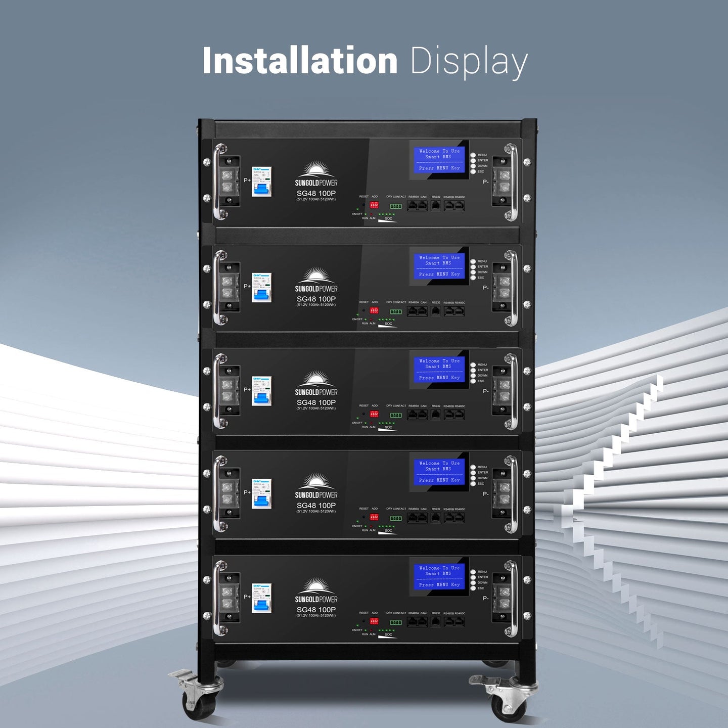 SunGoldPower 48V Server Rack For SG48100P SGH48100T
