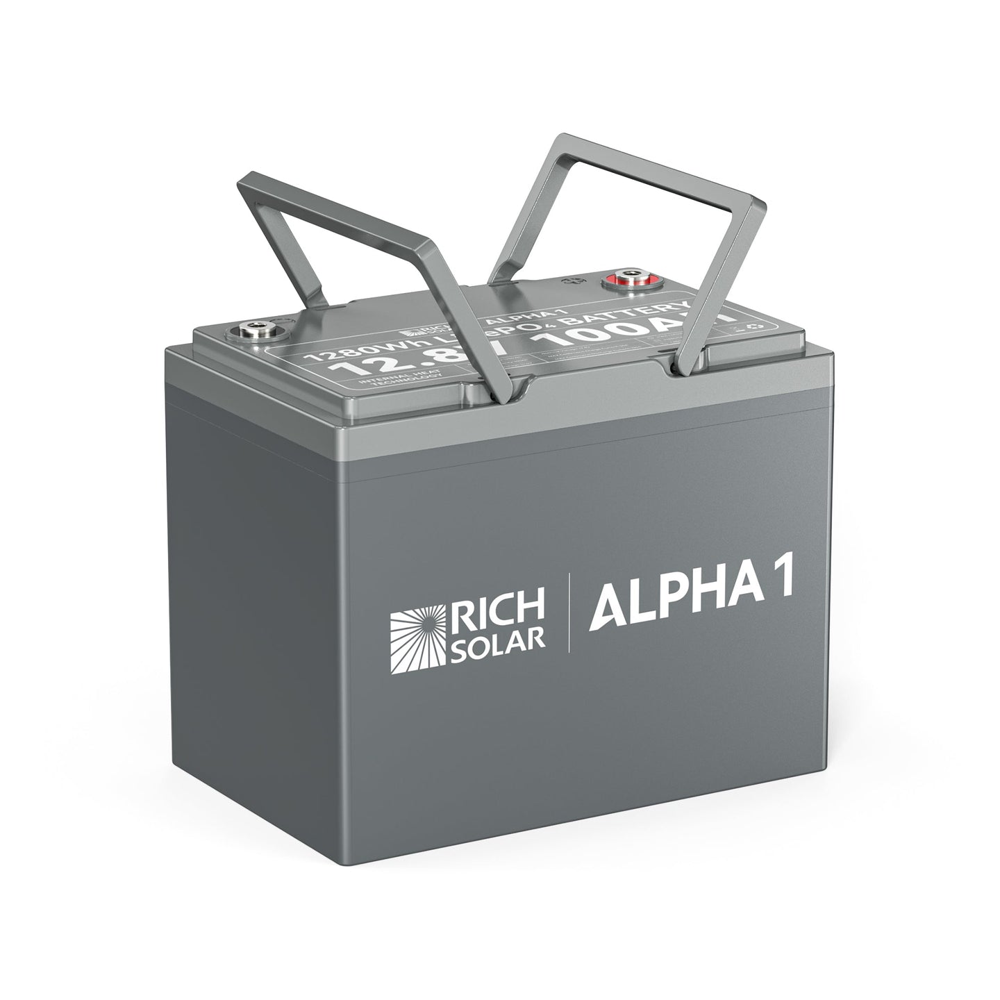 Rich Solar Alpha 1 12V 100Ah LiFePO4 Battery With Bluetooth Heated