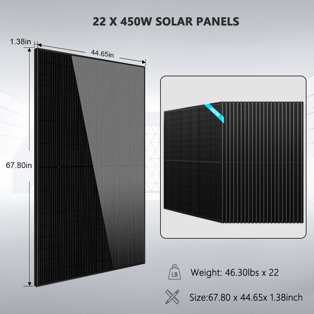 SunGoldPower 13kW Off Grid Solar Kit With 25.6kWh LiFePO4 Battery