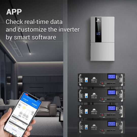 SunGoldPower 7.6KW 48V Hybrid Inverter With Solar Charger