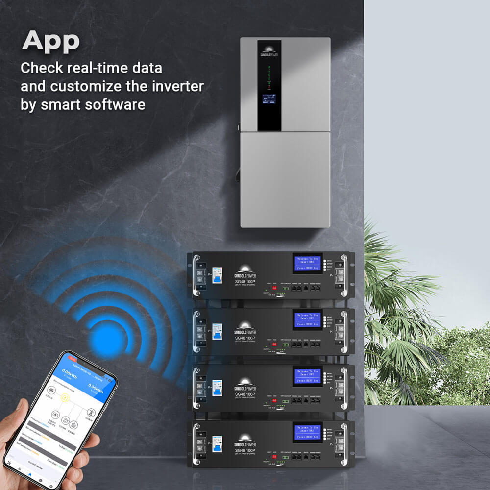 SunGoldPower 11.4kW Hybrid Inverter With 200A Whole Home Backup