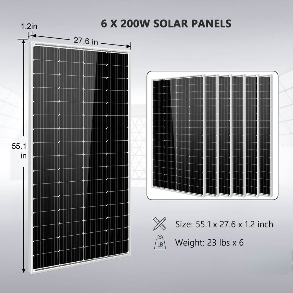 SunGoldPower 4000W Off Grid Solar Kit With LiFePO4 Battery