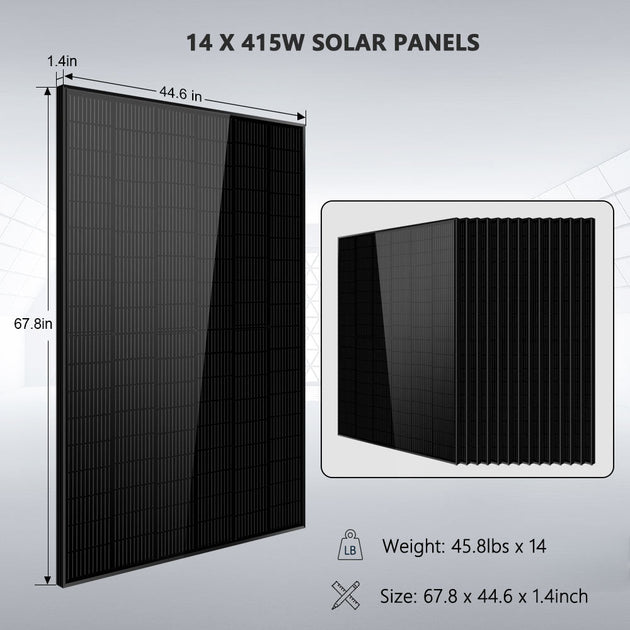 SunGoldPower 13kW Off Grid Solar Kit With 20kWh Lithium Battery