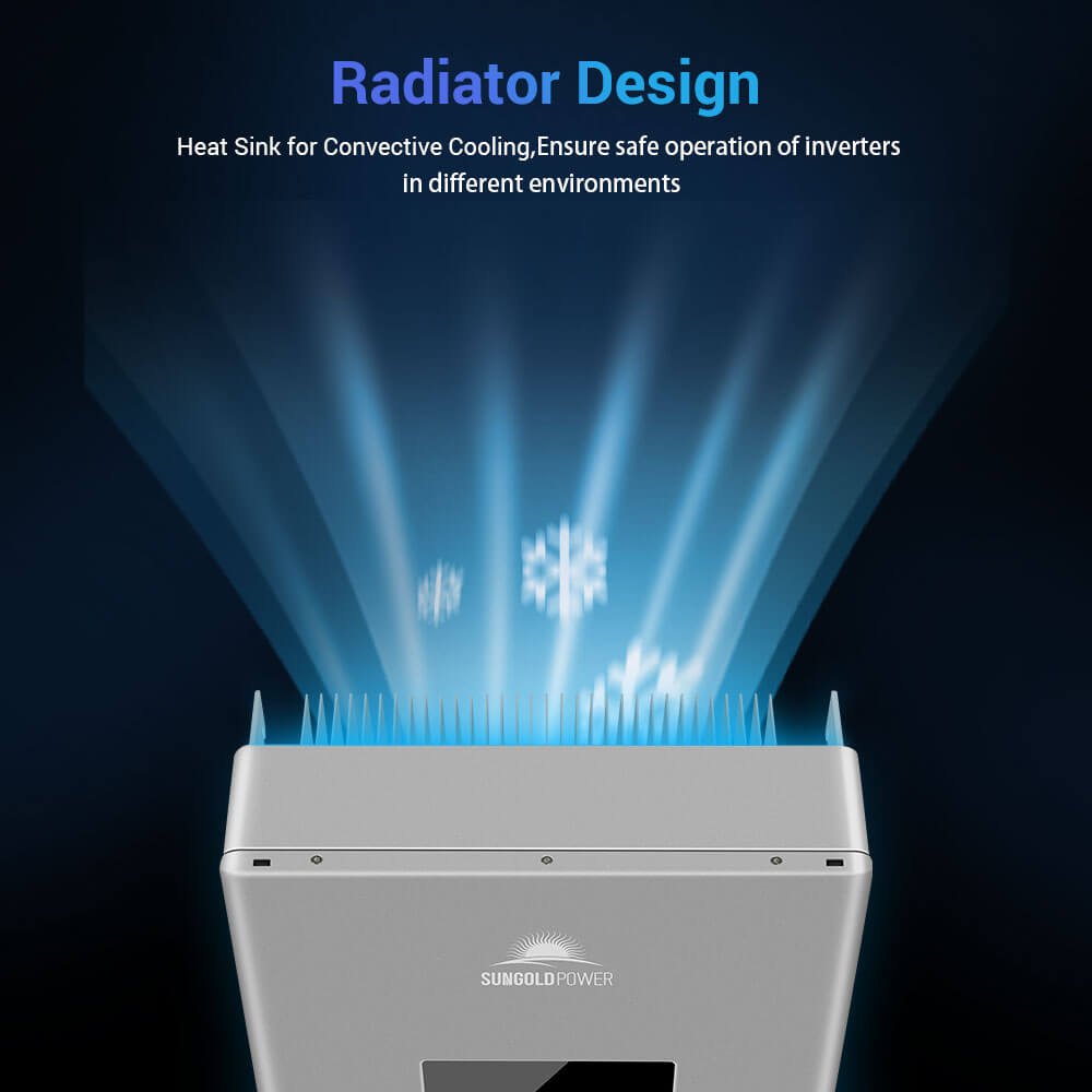 SunGoldPower 11.4KW Hybrid Inverter High Voltage Split Phase