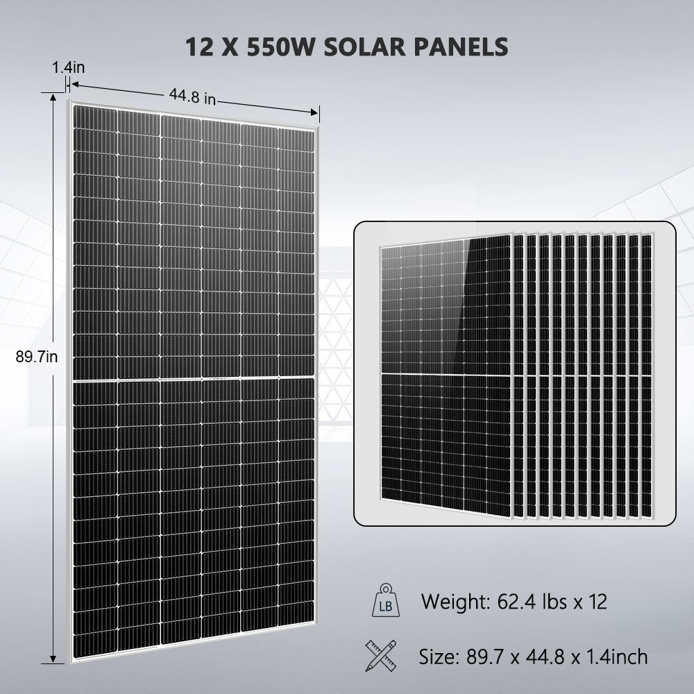 SunGoldPower 10kW Off Grid Solar Kit With 25.6kWh Battery