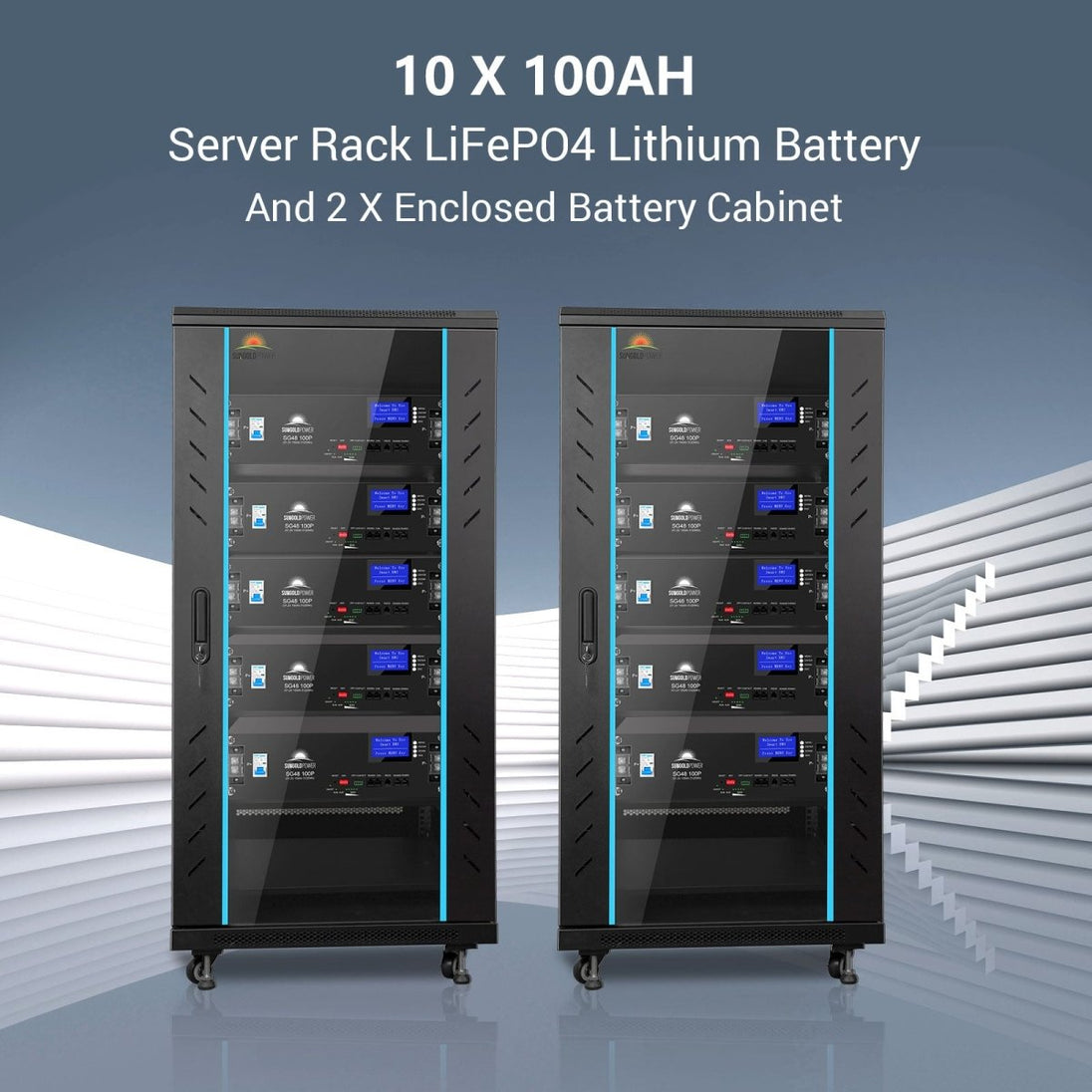 SunGoldPower 11.4kW Solar Kit With 51.2kWh Battery Backup