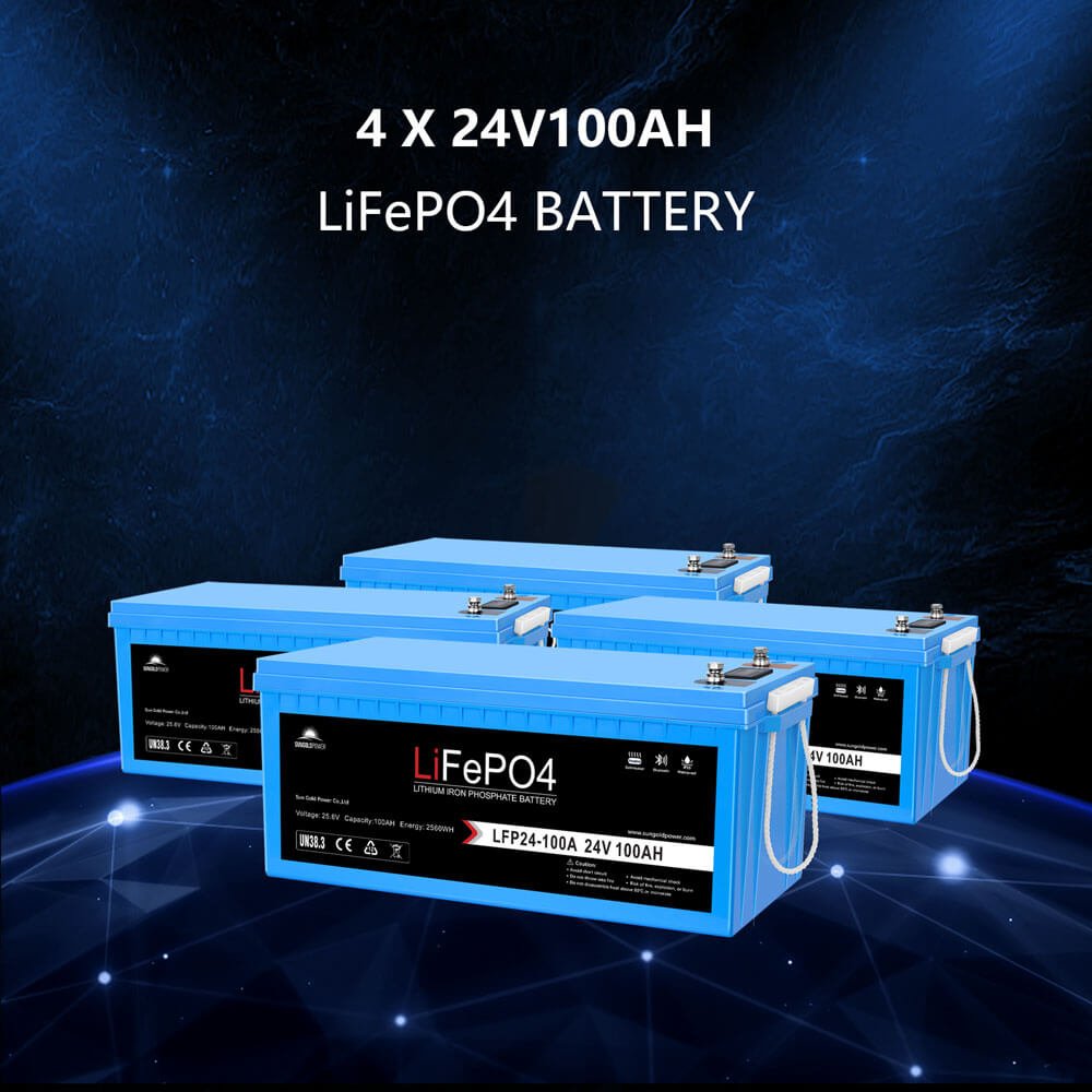 SunGoldPower 6000W Off Grid Solar Kit With 10kWh LiFePO4 Battery