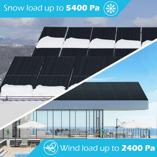 SunGoldPower 500W Mono Solar Panel UL Certified High Efficiency