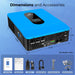 SunGoldPower 13000W 48V Split Phase Solar Inverter With Wifi Monitoring