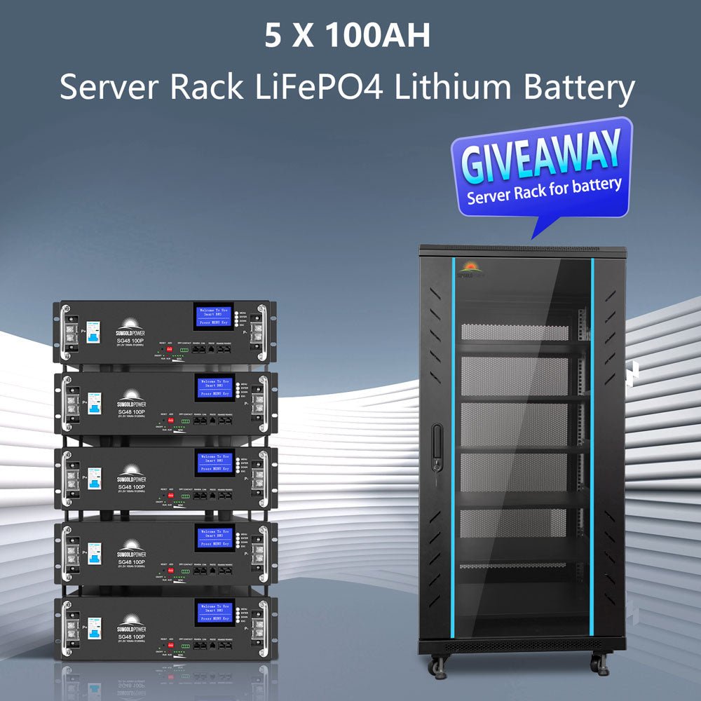 SunGoldPower 13kW Off Grid Solar Kit With 20kWh Lithium Battery