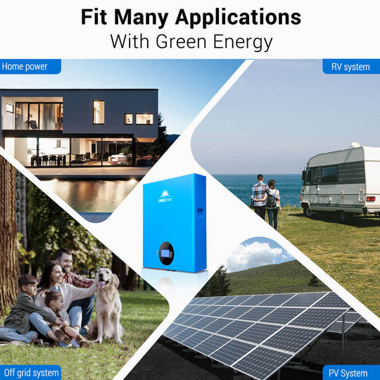 SunGoldPower SG48100M 5.12kWh UL1973 Certified Solar Battery