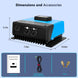 SunGoldPower 60A MPPT Solar Charge Controller Efficient LCD Display