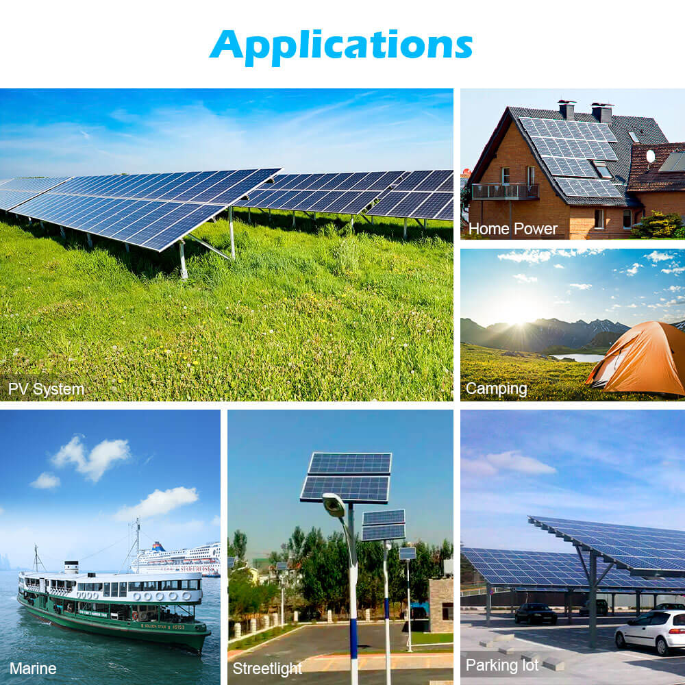 SunGoldPower 200W Monocrystalline Solar Panel High Efficiency