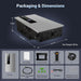 SunGoldPower 7.6kW 48V Hybrid Inverter Split Phase Output