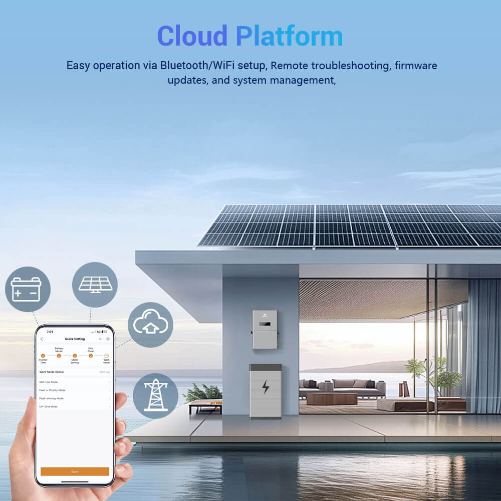 SunGoldPower 11.4KW Hybrid Inverter High Voltage Split Phase