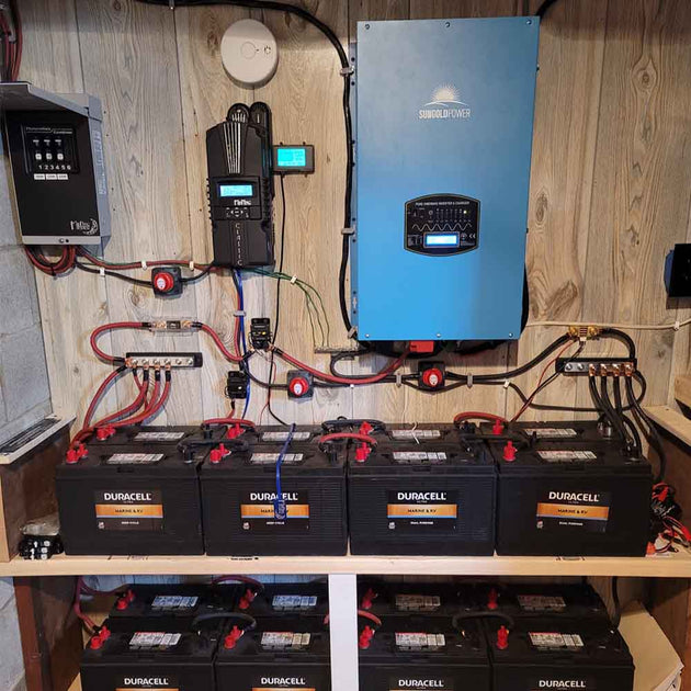 SunGoldPower 12000W 48V Pure Sine Wave Inverter Charger