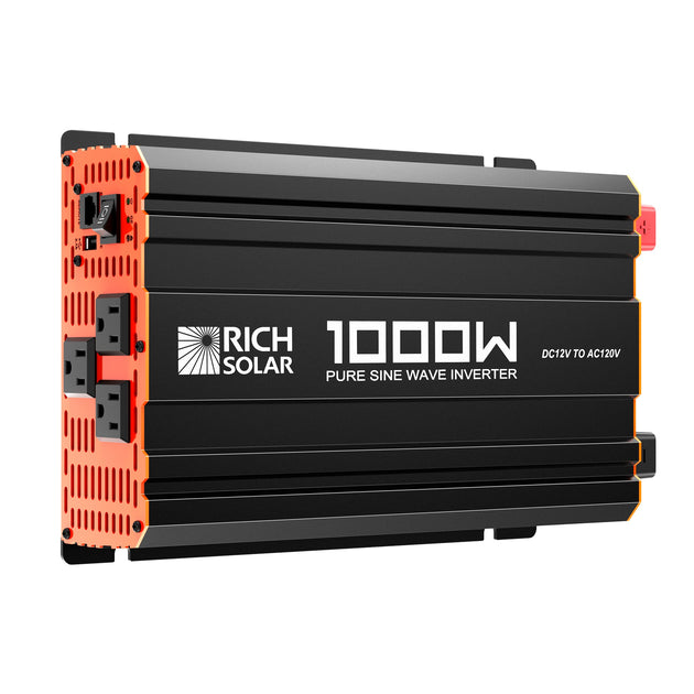 Rich Solar 1000W Pure Sine Wave Inverter 12V DC to AC
