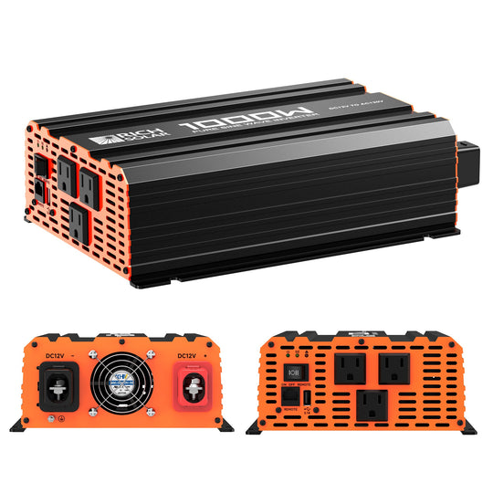 Rich Solar 1000W Pure Sine Wave Inverter 12V DC to AC