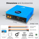 SunGoldPower 5.12kWh LiFePO4 Solar Battery UL1973 Certified