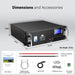 SunGoldPower 48V 100Ah UL Certified LiFePO4 Server Rack Battery