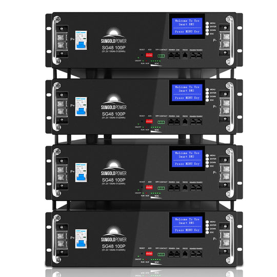 SunGoldPower UL Certified 48V 100Ah Server Rack Battery