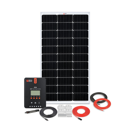 Rich Solar 100W 12V RV Solar Panel Kit