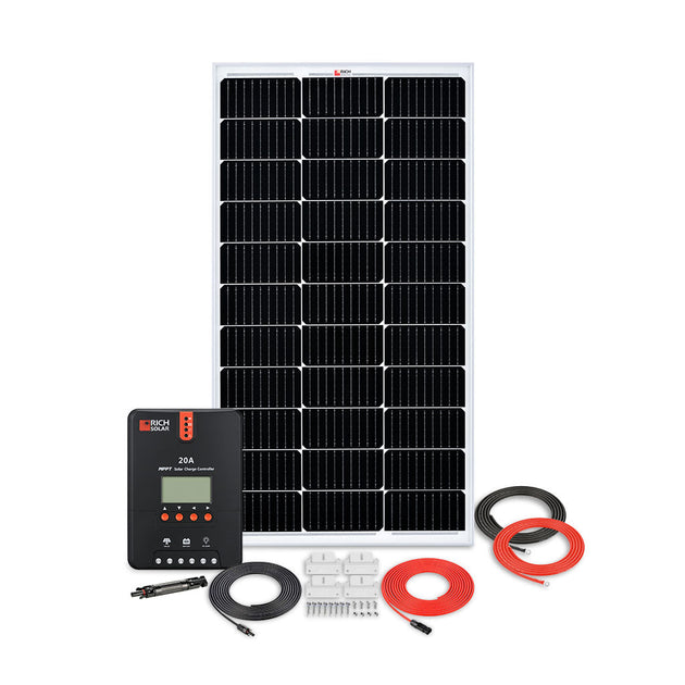 Rich Solar 100W 12V RV Solar Panel Kit
