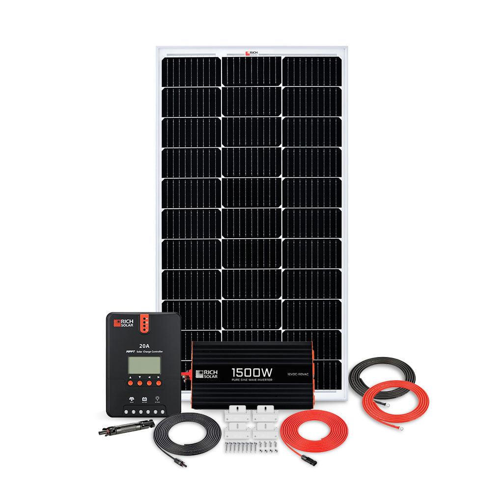 Rich Solar 100W 12V RV Solar Panel Kit
