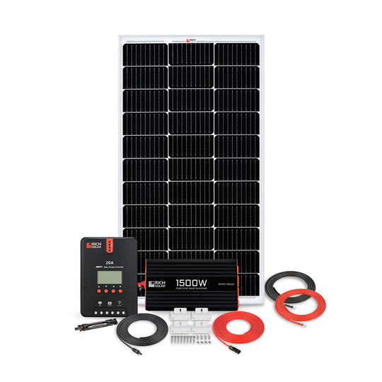 Rich Solar 100W 12V RV Solar Panel Kit