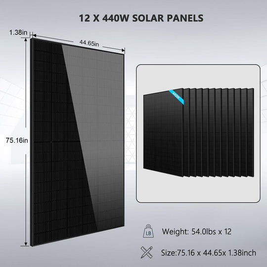 SunGoldPower 12kW Off Grid Solar Kit With 10kWh Battery