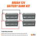 Rich Solar 800Ah 12V LiFePO4 Deep Cycle Lithium Battery Kit