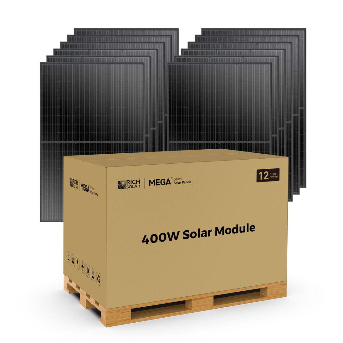 Rich Solar 400 Watt Premium UL Certified Solar Panel 25 Year Warranty