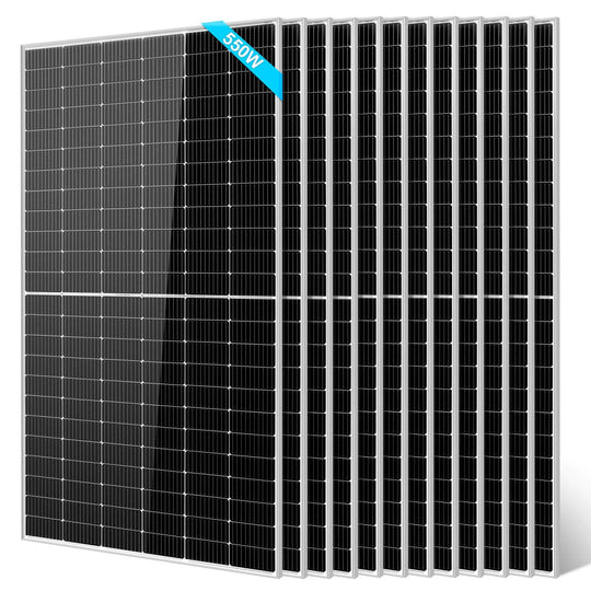 SunGoldPower 550W Monocrystalline Solar Panel High Efficiency UL Certified
