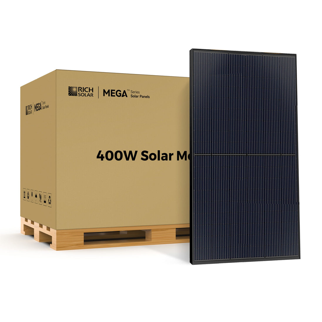 Rich Solar 400 Watt Premium UL Certified Solar Panel 25 Year Warranty