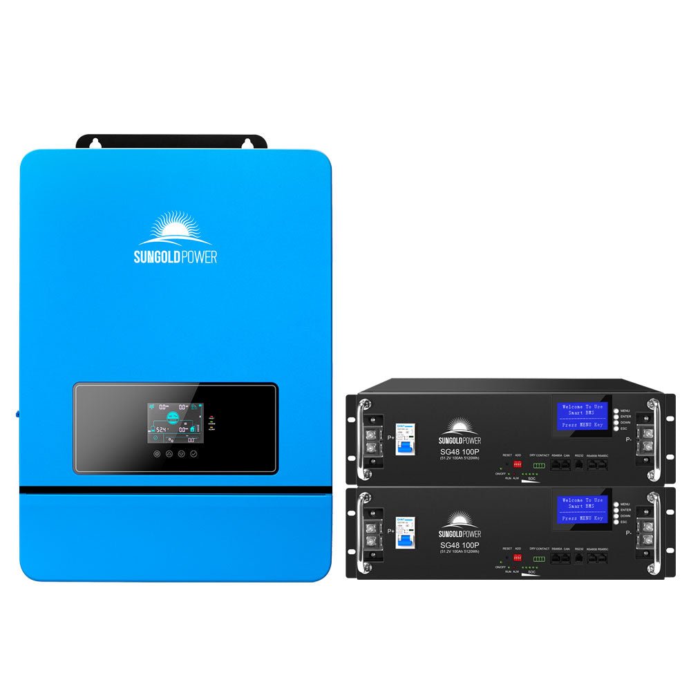 SunGoldPower 8KW 48V Split Phase Solar Inverter For Home Backup