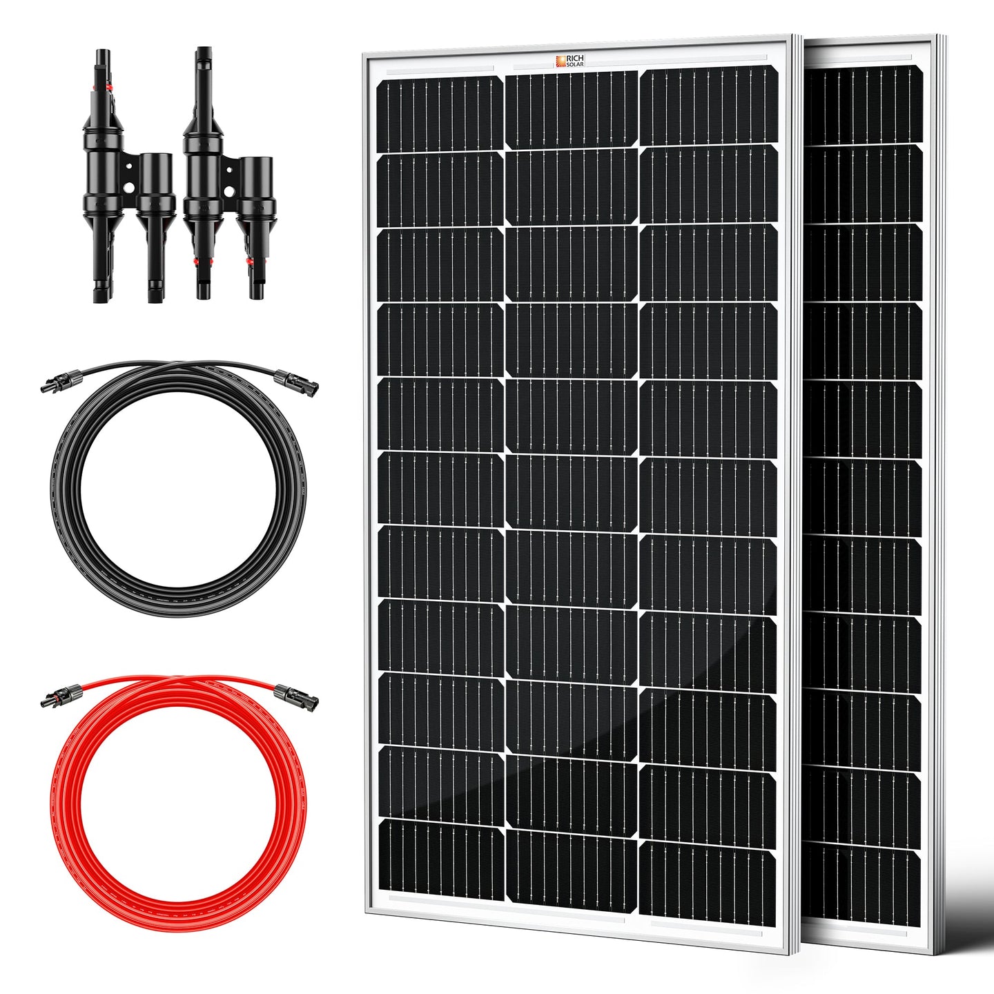 Rich Solar 200W Portable Solar Panel Kit For Generators