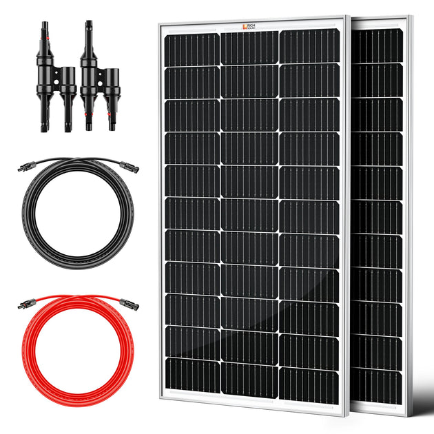 Rich Solar 200W Portable Solar Panel Kit For Generators